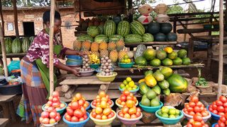 Obst Markt Uganda