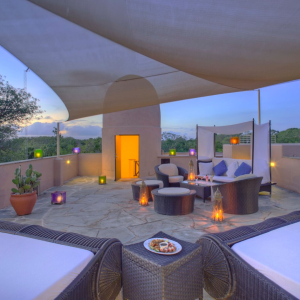 Rooftop-bereich Garten Villa
