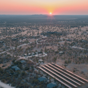 Aerial View Sonnenuntergang