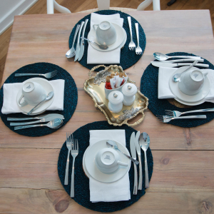 gedeckter Tisch