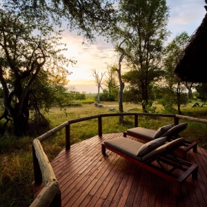 Double Room Terrasse mit Liegen