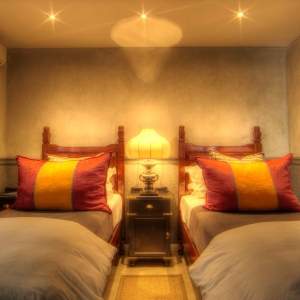 Family Room Zimmer mit zwei Einzelbetten